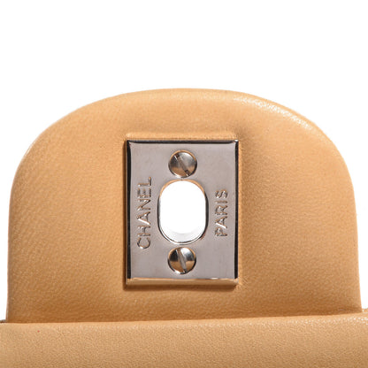 Chanel Lambskin Medium Double Flap Beige 8 of 9