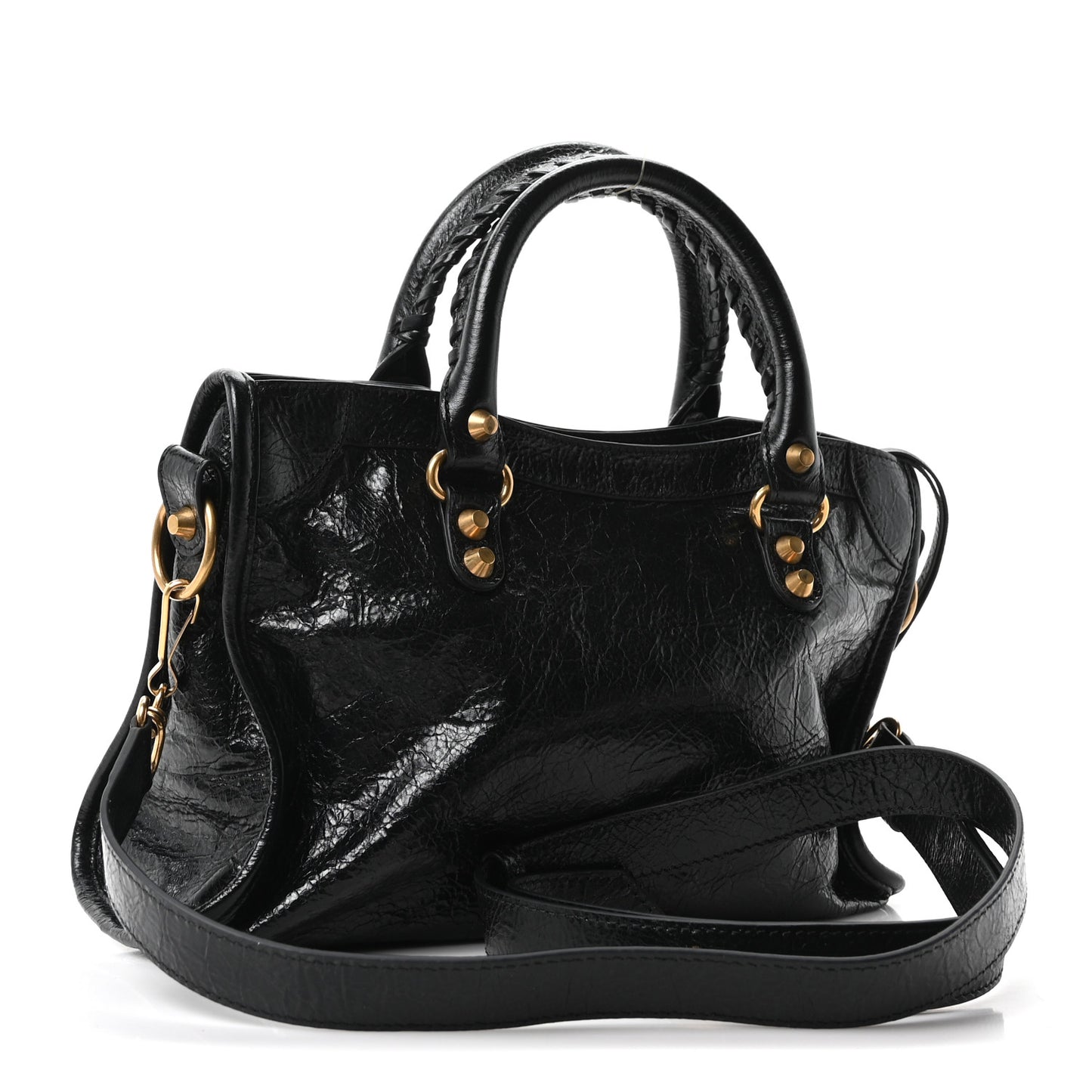 Agneau Arena Gold Hardware Small Le City Black
