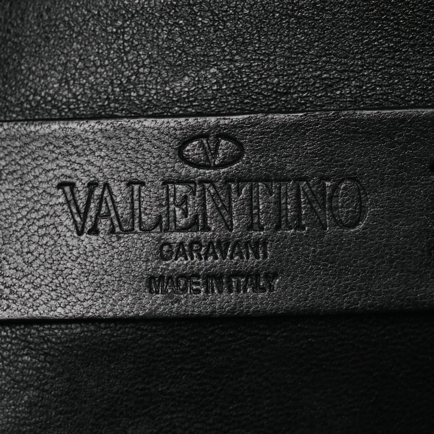 Calfskin Lacquered Vlogo Crossbody Bag Black