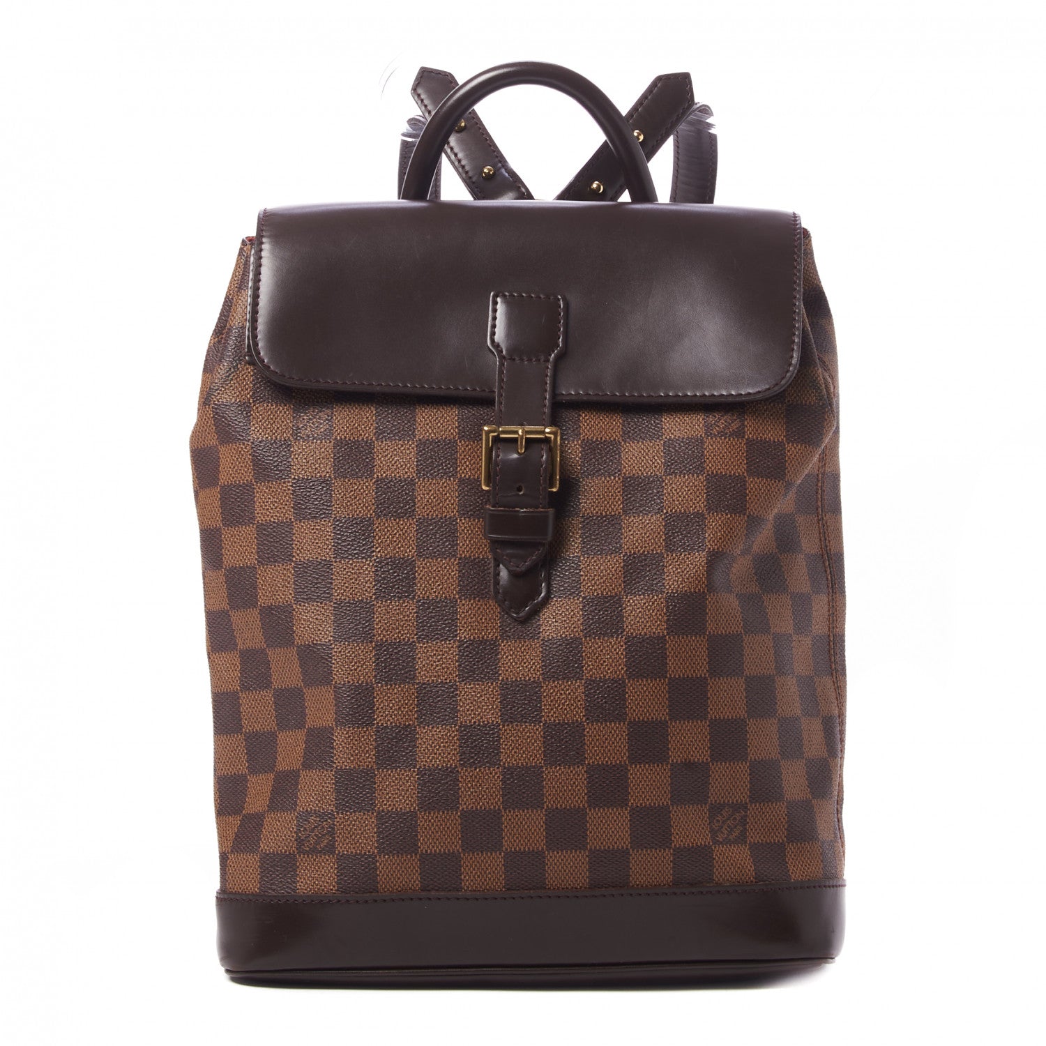 Louis Vuitton Damier Ebene Soho Backpack 1 of 8