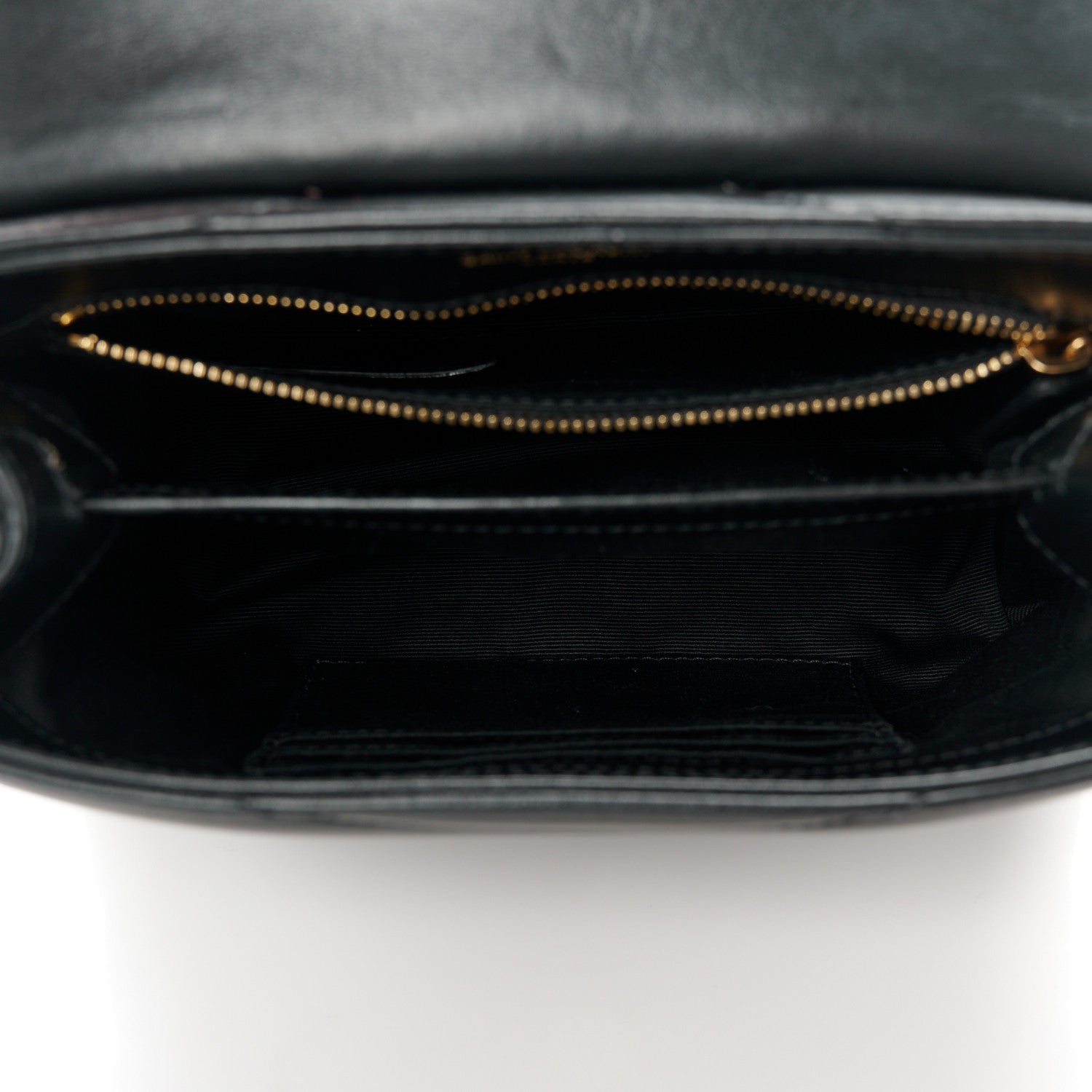 Saint Laurent Calfskin Y Quilted Monogram Toy Loulou Crossbody Bag Black 5 of 11