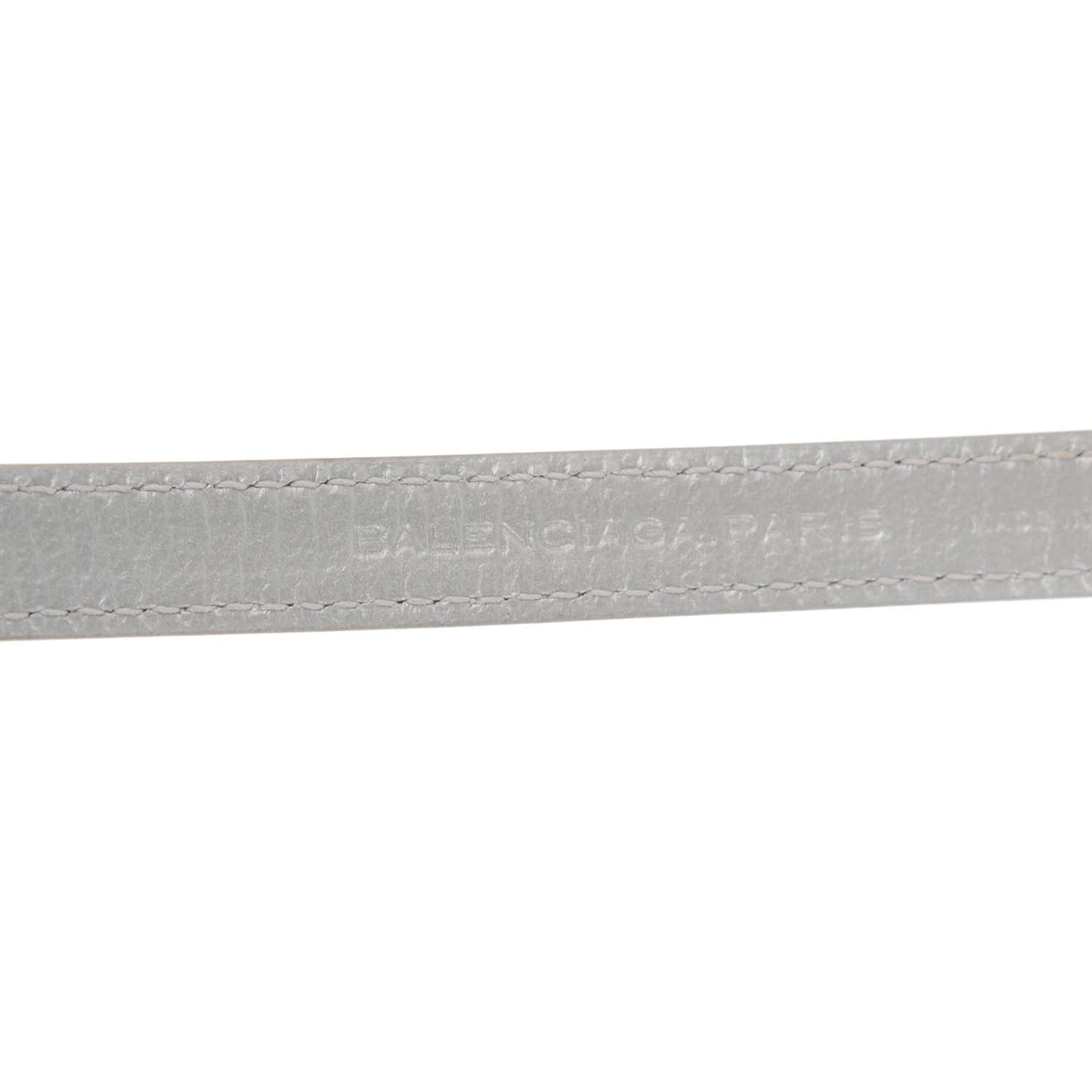 Agneau Arena Classic Hardware Triple Tour M Bracelet Gris Aluminum