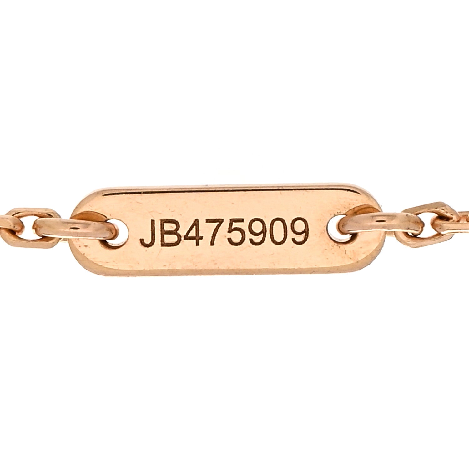 Van Cleef & Arpels 18K Rose Gold Carnelian Sweet Alhambra Bracelet 4 of 5