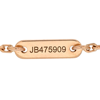 Van Cleef & Arpels 18K Rose Gold Carnelian Sweet Alhambra Bracelet 4 of 5