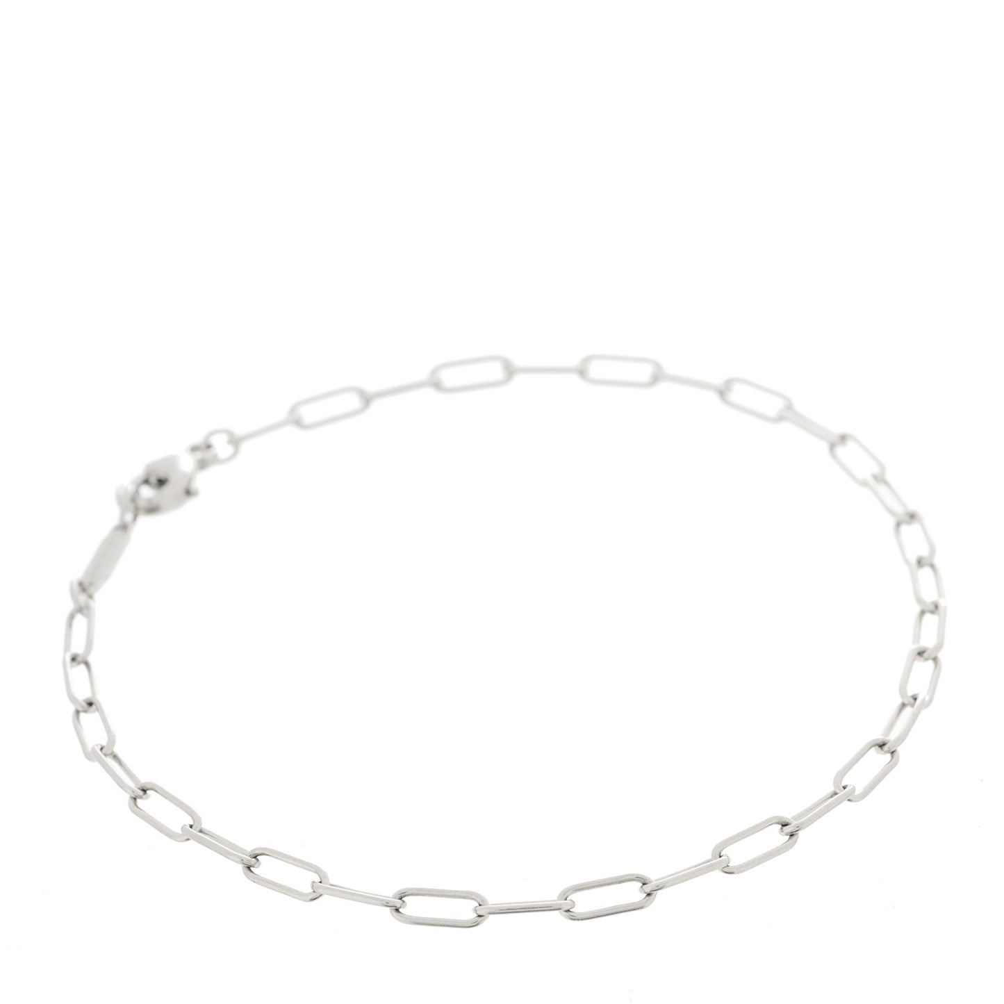 Platinum Chain Link Bracelet