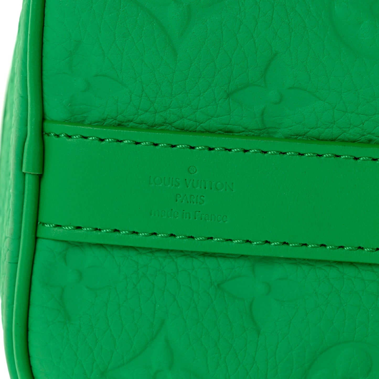 Monogram Taurillon Keepall Bandouliere 25 Minty Green