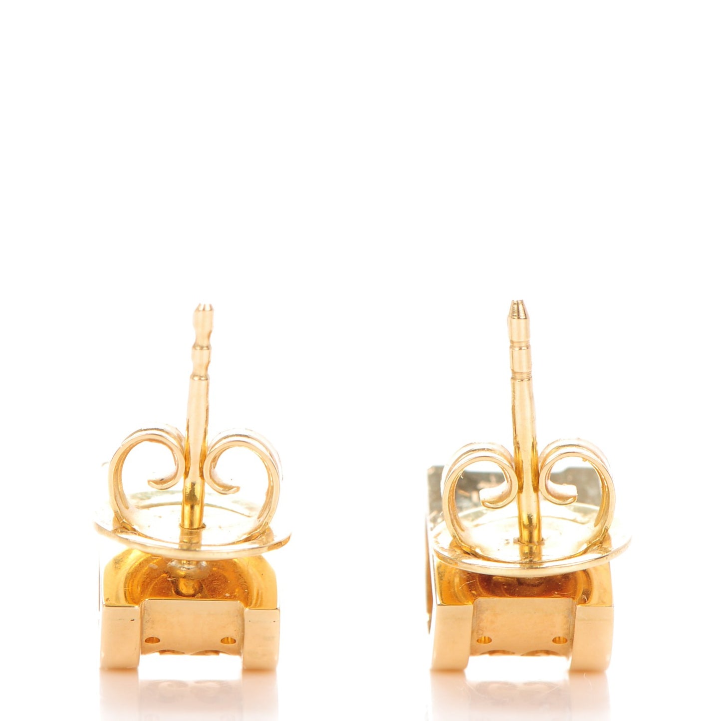 18K Yellow Gold Icon Twirl Earrings