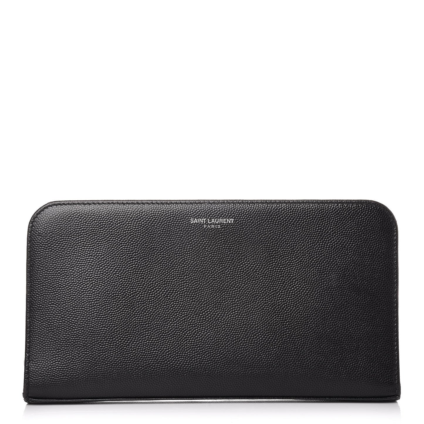 Grain De Poudre Classic Zip Around Travel Wallet Black
