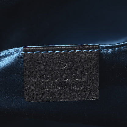 Gucci Suede Patent Web GG Small Ophidia Dome Shoulder Bag Black 5 of 9