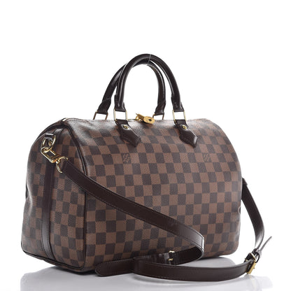 Louis Vuitton Damier Ebene Speedy Bandouliere 30 4 of 12