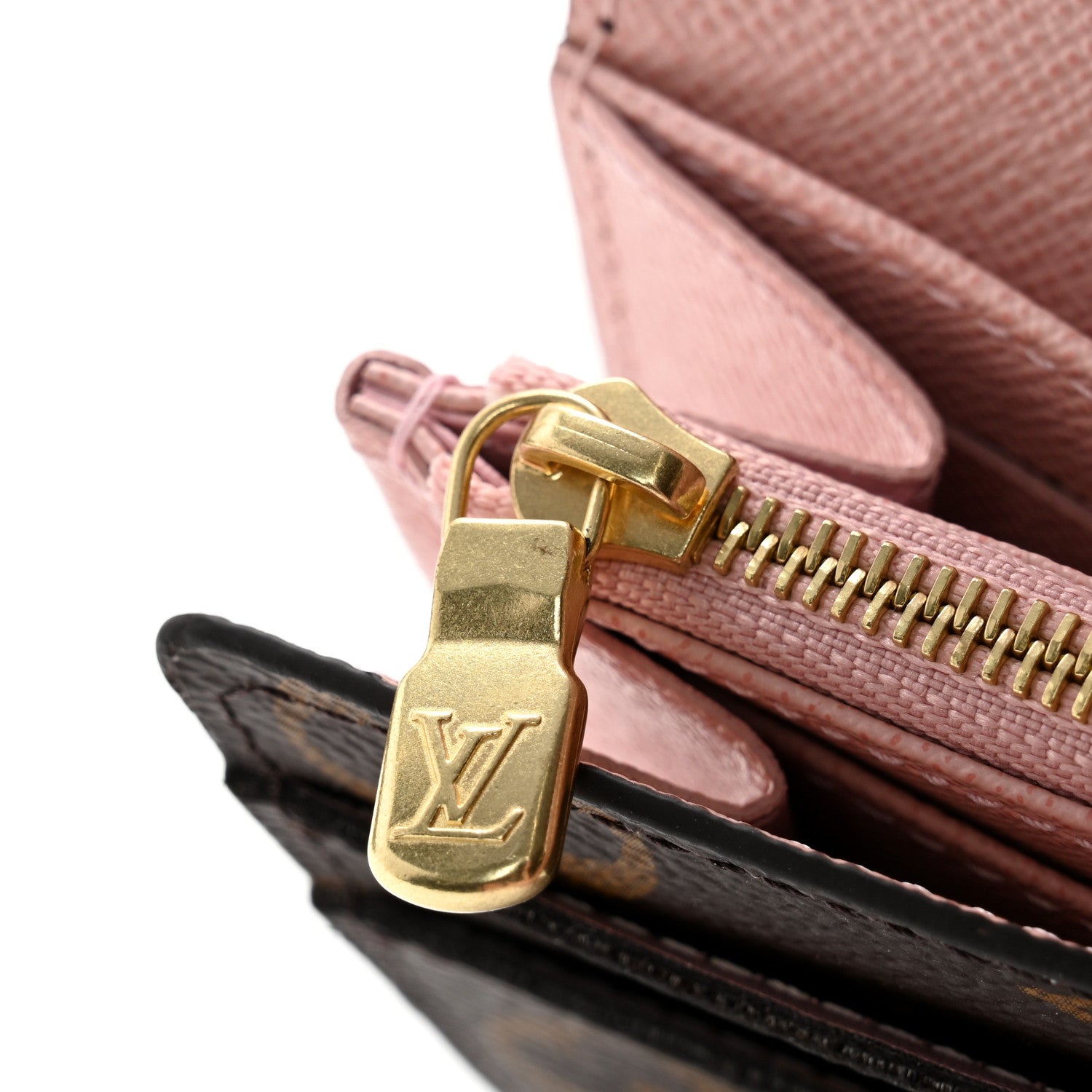 Louis Vuitton Monogram Sarah Wallet NM Rose Ballerine 10 of 11