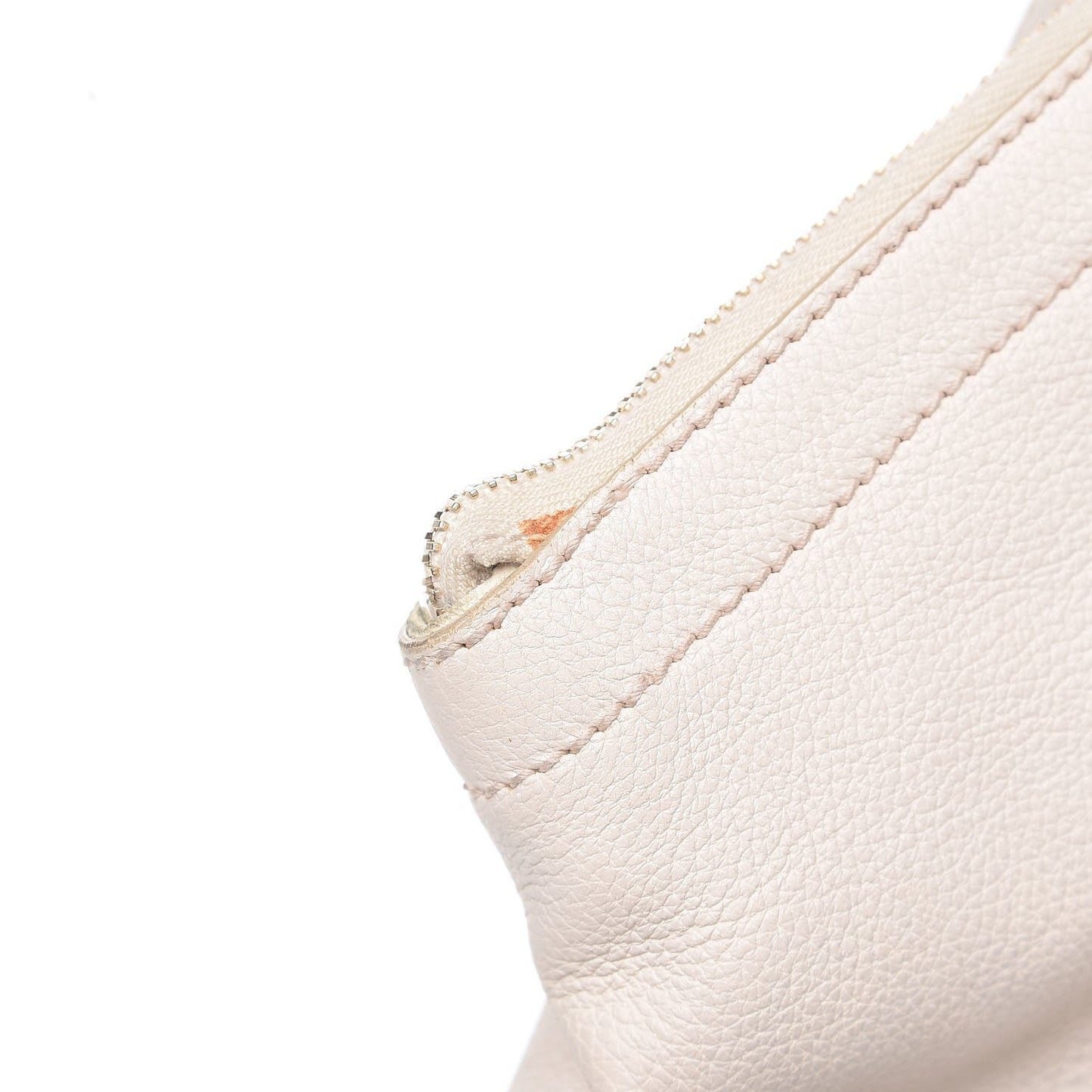 Calfskin Large Downtown Tote Ivory
