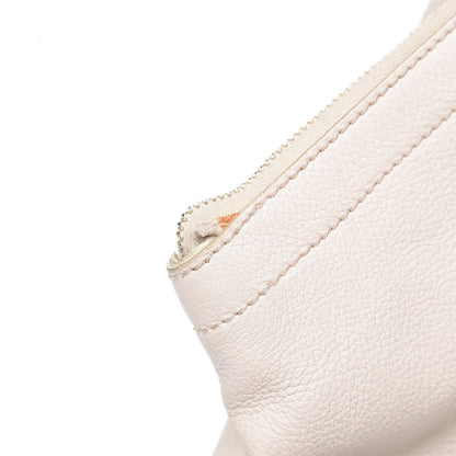 Saint Laurent Calfskin Large Downtown Tote Ivory 19 of 20