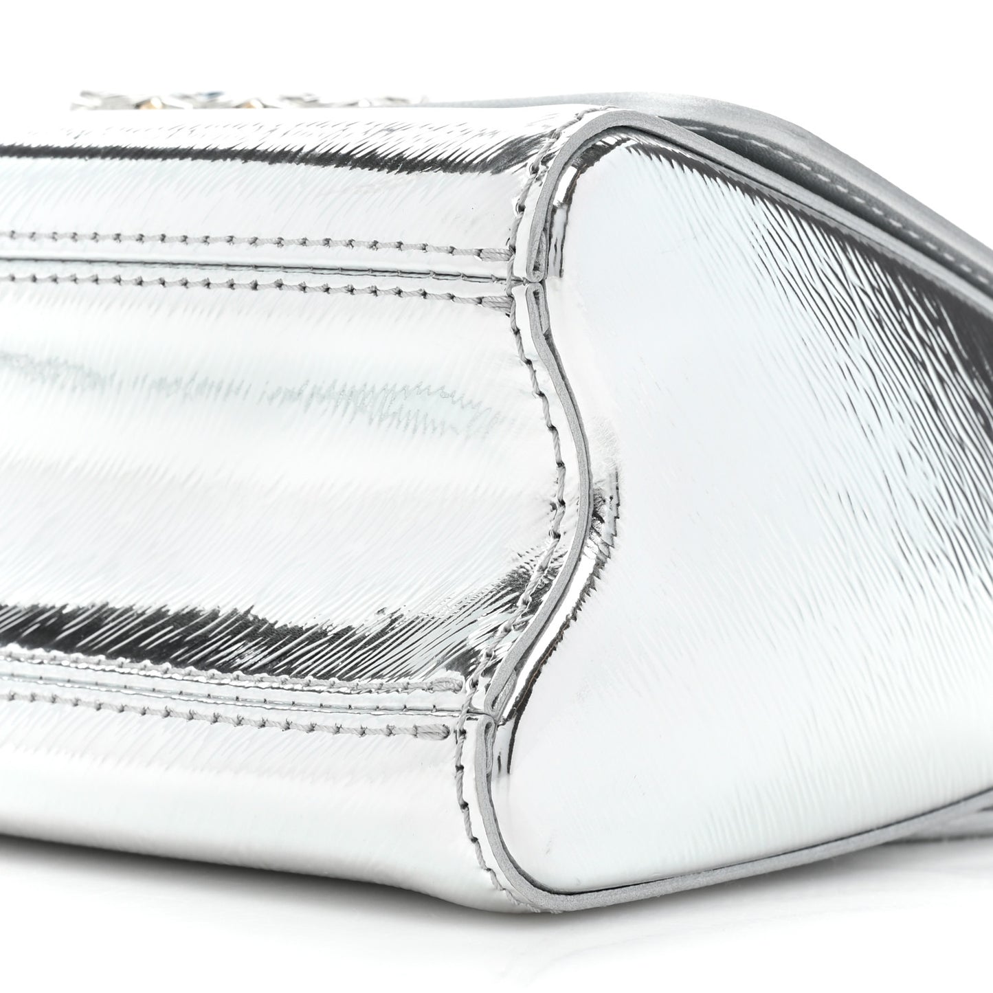 Mirror Epi Swarovski Strass Twist PM Silver