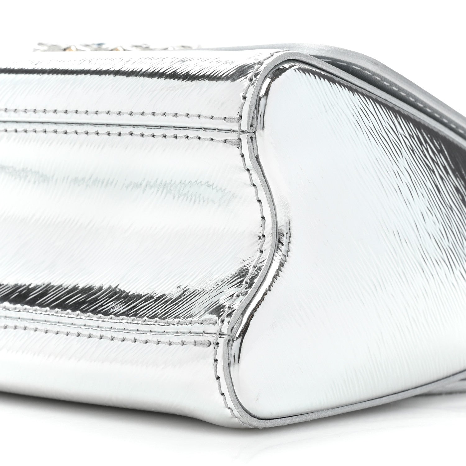 Louis Vuitton Mirror Epi Swarovski Strass Twist PM Silver 8 of 10