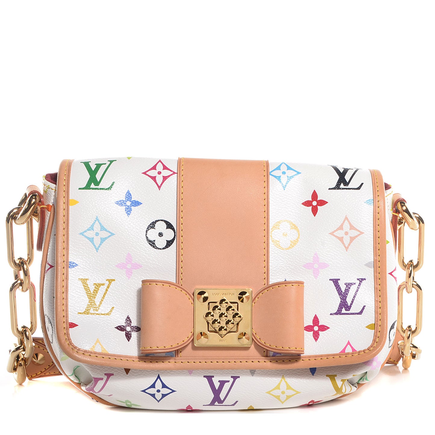 Monogram Multicolor Patti White