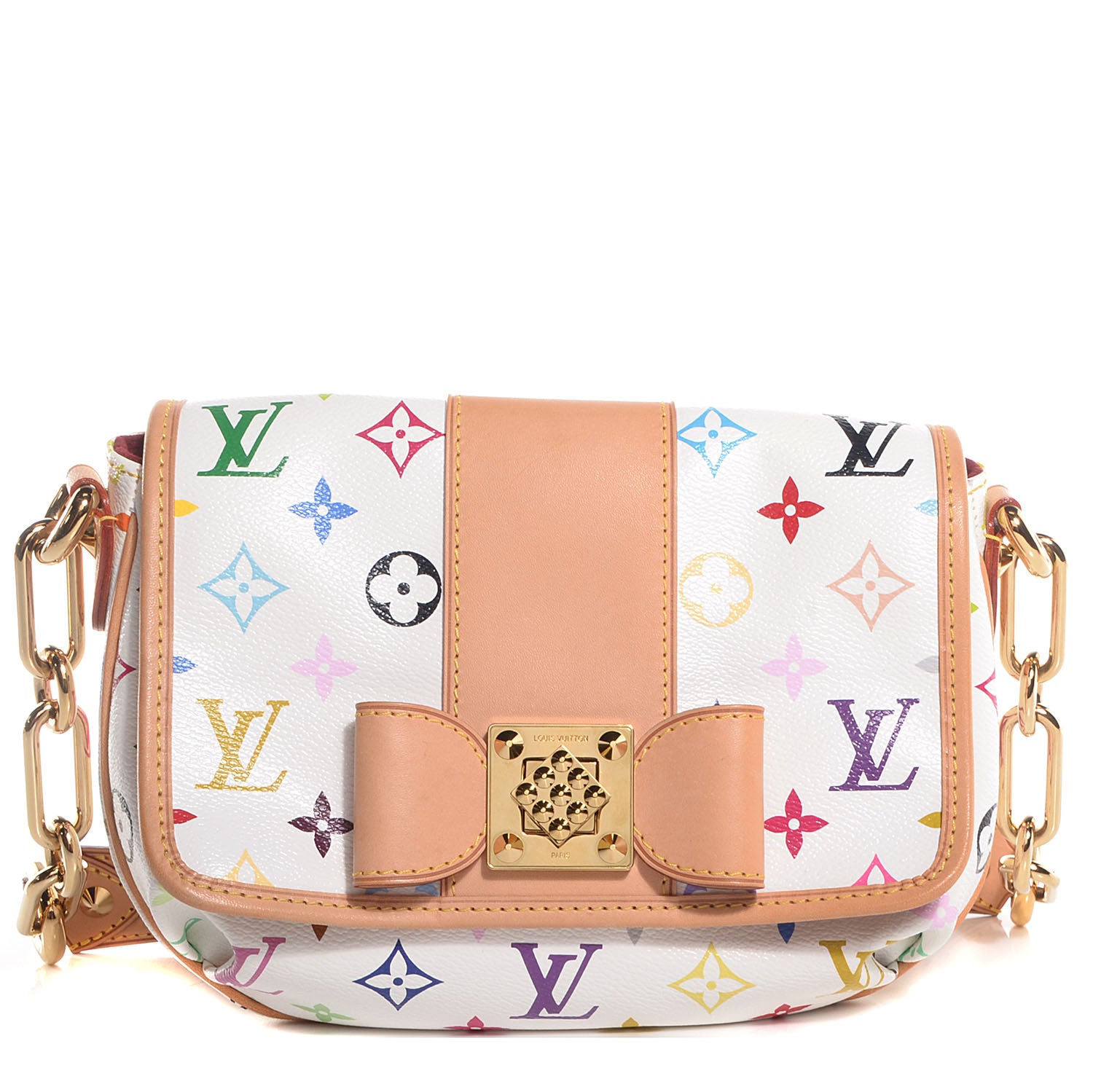 Louis Vuitton Monogram Multicolor Patti White 1 of 7