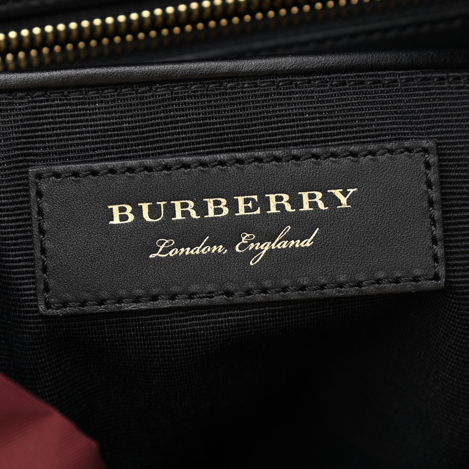 Burberry Nylon Medium Rucksack Backpack Burgundy Red 6 of 10