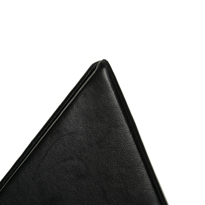 Saint Laurent Lambskin Pyramid Clutch Black 6 of 7
