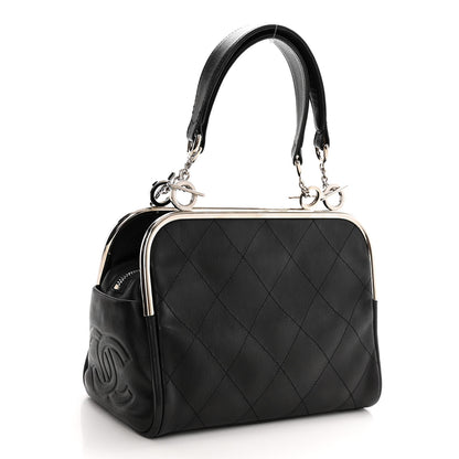 Chanel Lambskin Ultimate Soft Frame Bag Black 3 of 10