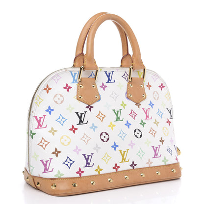 Louis Vuitton Monogram Multicolor Alma White 3 of 15