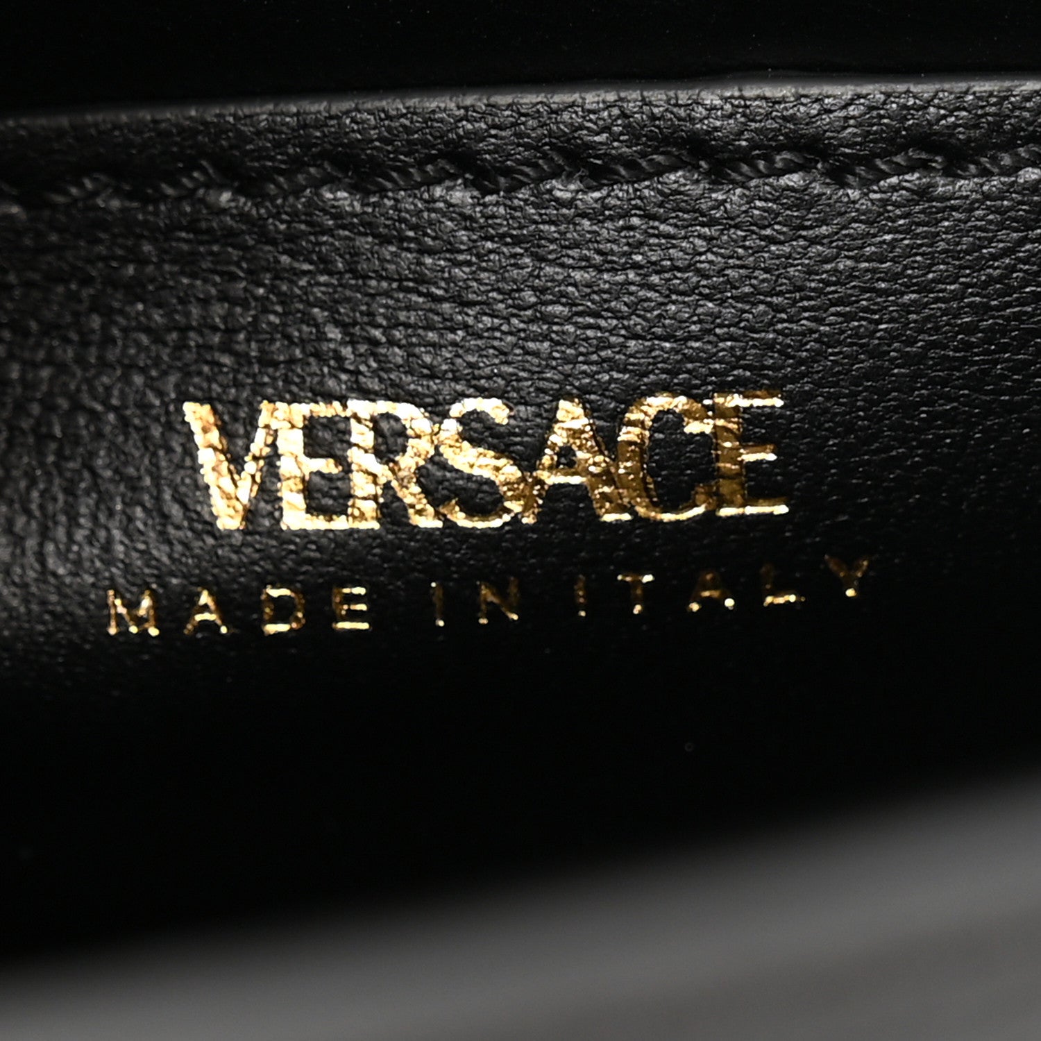 Versace Grained Calfskin Small La Medusa Top Handle Bag Black 6 of 13