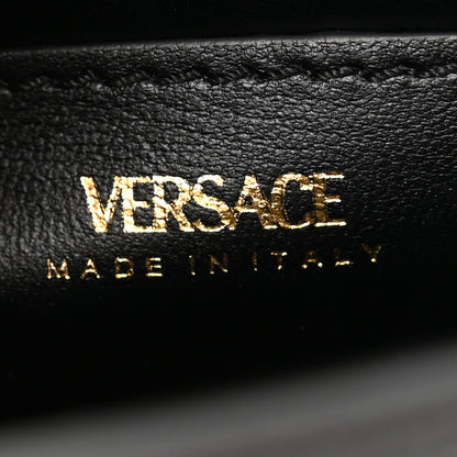 Versace Grained Calfskin Small La Medusa Top Handle Bag Black 6 of 13