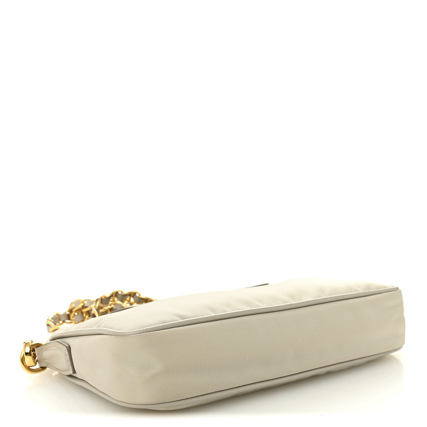 Tessuto Nylon Saffiano Crossbody Bag Pomice
