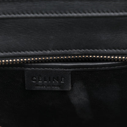 Celine Smooth Calfskin Nano Luggage Black 6 of 7