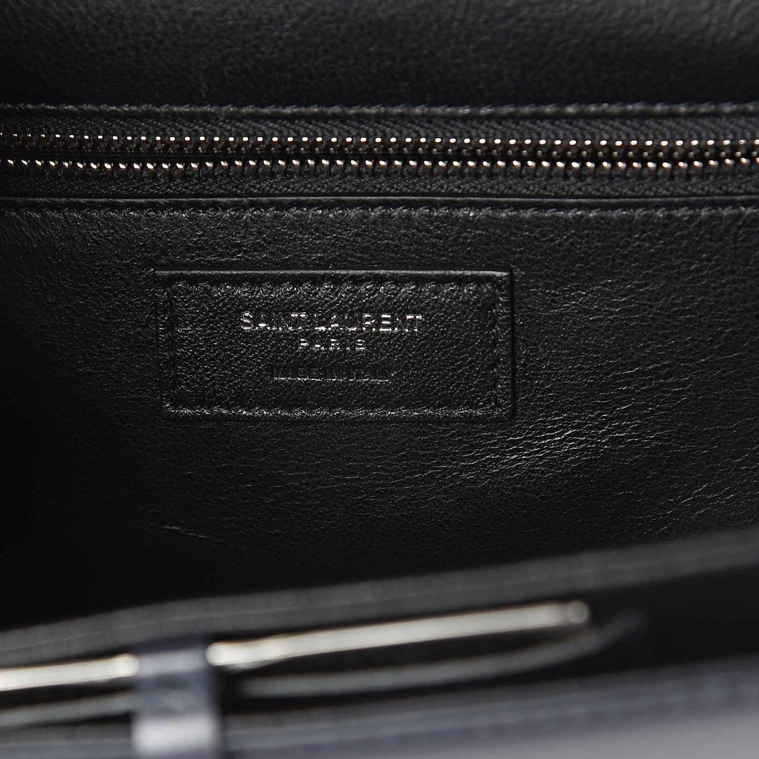 Saint Laurent Calfskin Medium Babylone Navy 5 of 8