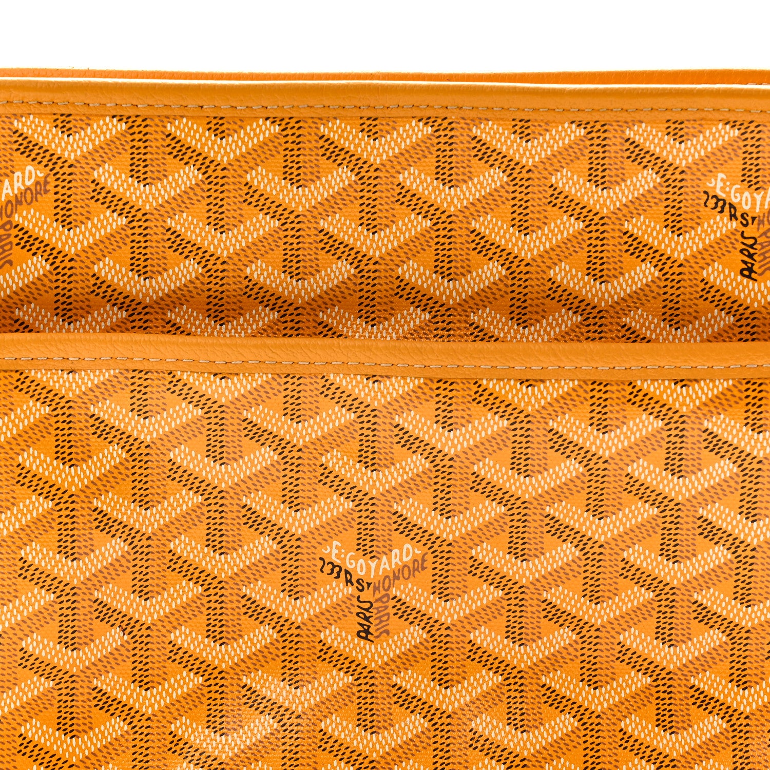 Goyard Goyardine Jouvence Toiletry Pouch Yellow 7 of 10