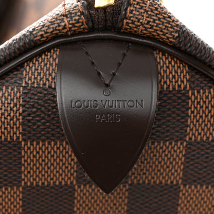 Louis Vuitton Damier Ebene Speedy 30 6 of 10