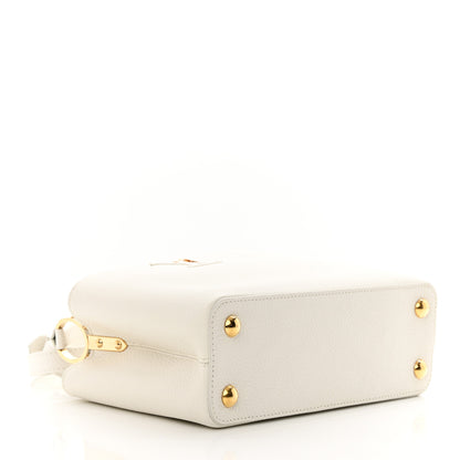 Louis Vuitton Taurillon Capucines BB Snow 4 of 10