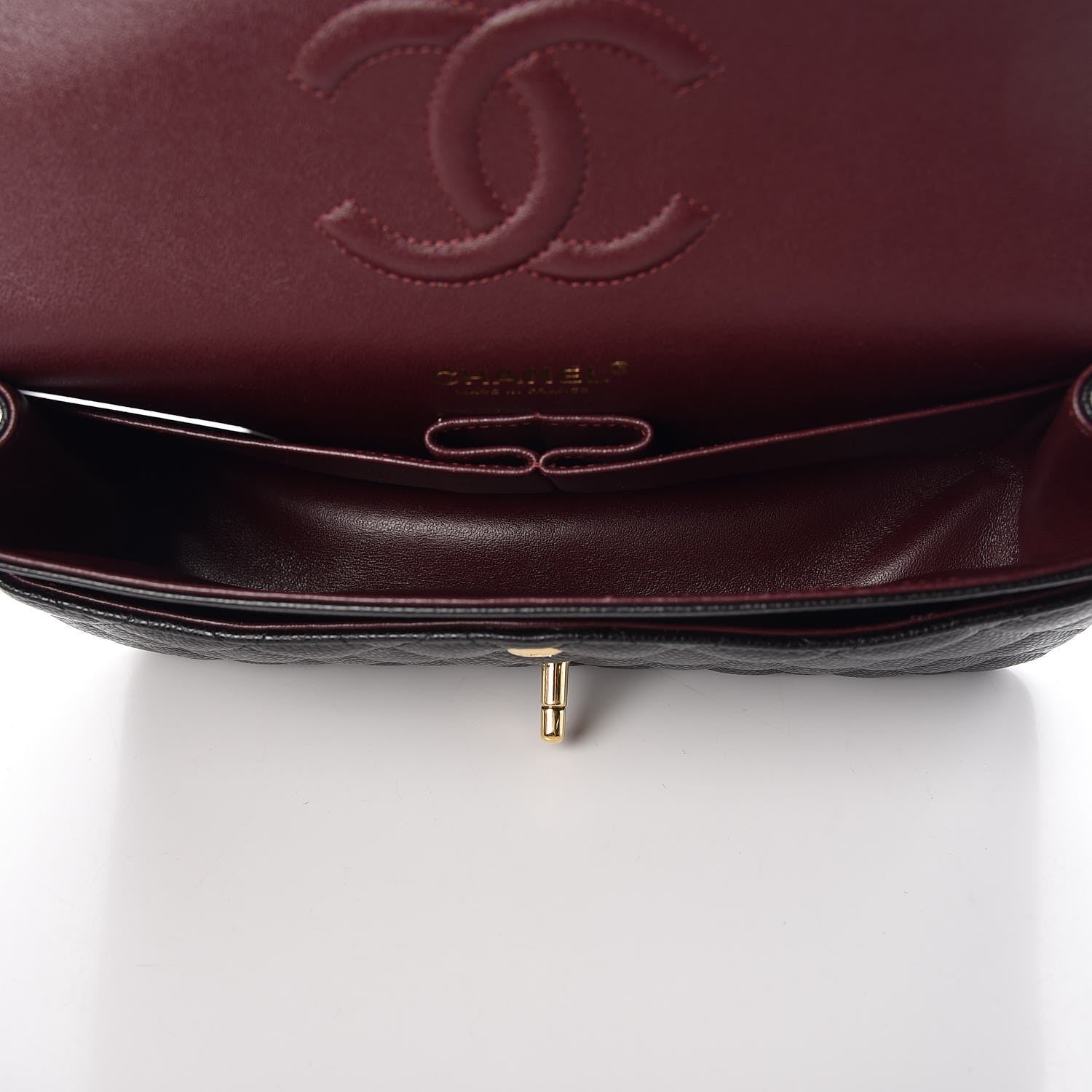 Chanel Caviar Quilted Medium Double Flap Black 6 of 9