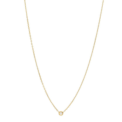 Cartier 18K Yellow Gold Diamond SM D'Amour Pendant Necklace 1 of 6