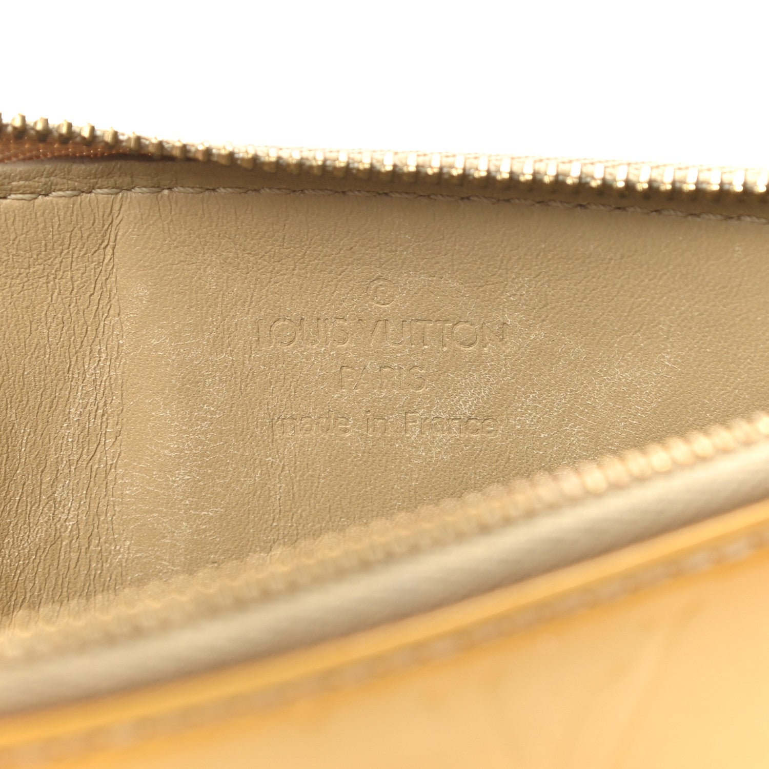 Louis Vuitton Vernis Lexington Pochette Beige 6 of 16