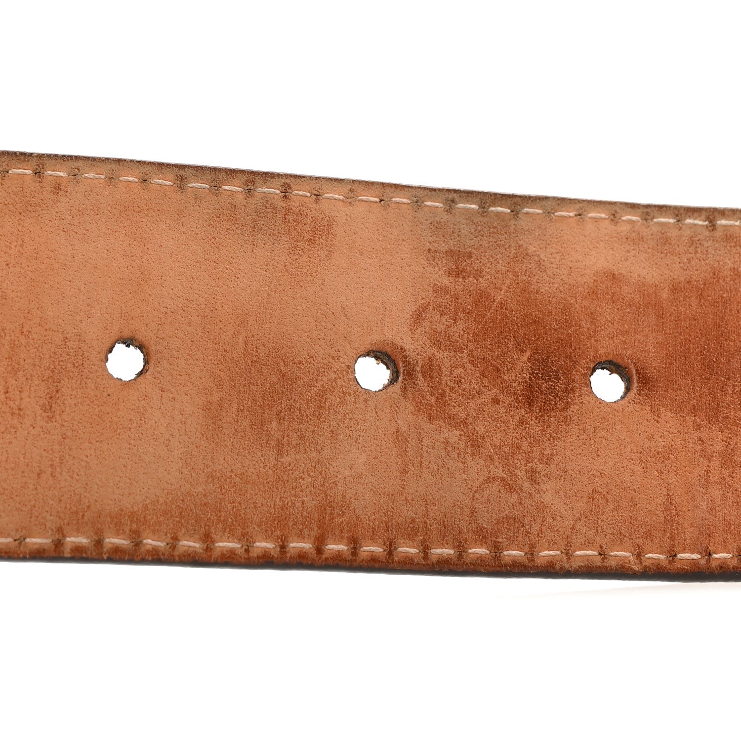 Louis Vuitton Calfskin Monogram 30mm LV Initiales Reversible Belt 80 32 Black 4 of 6