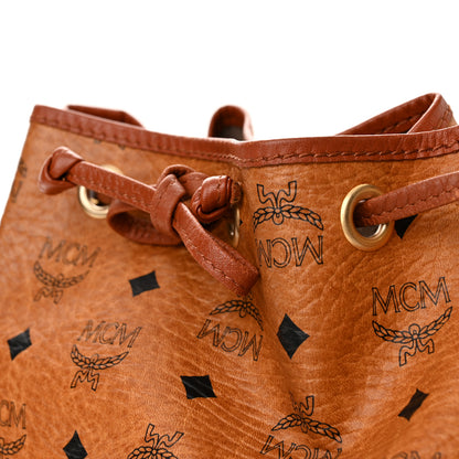 MCM Visetos Essential Drawstring Bag Cognac 14 of 14