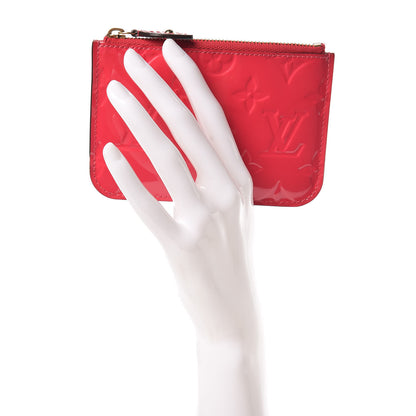 Louis Vuitton Vernis Key Pouch Hot Pink 2 of 10