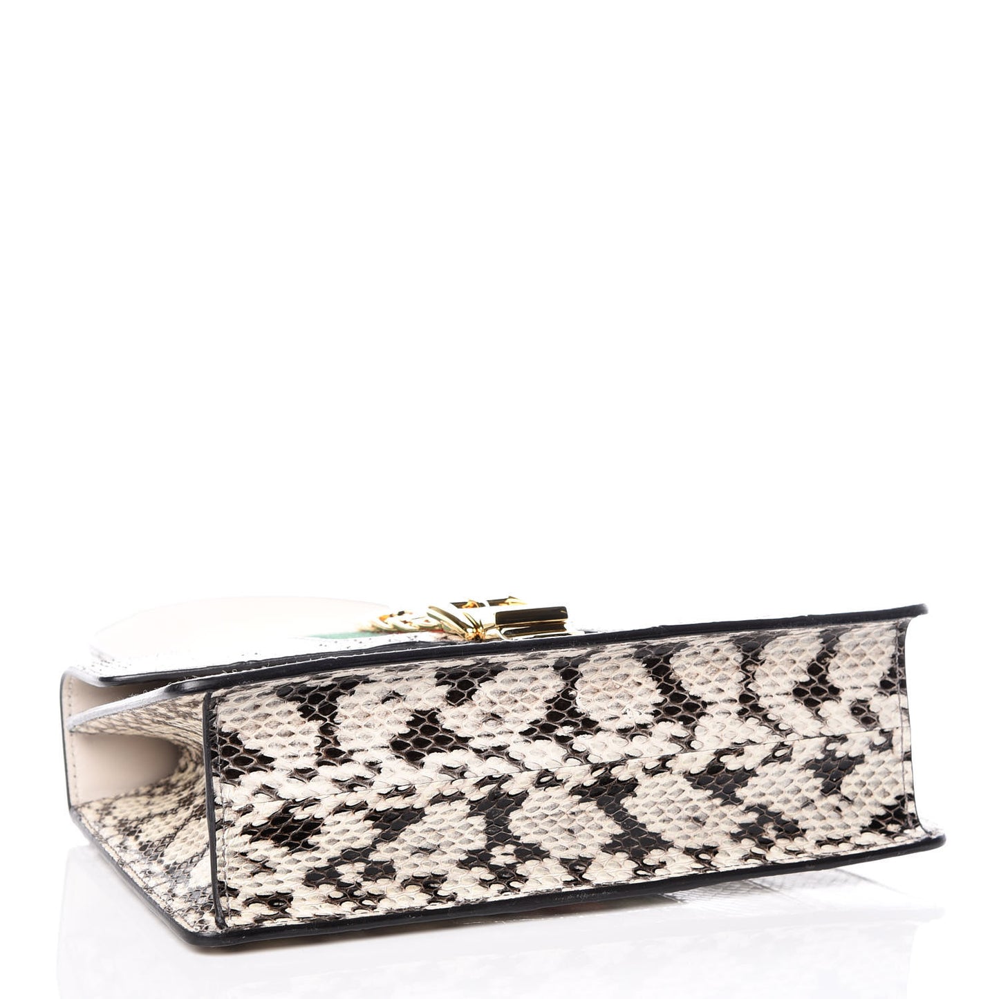 Snakeskin Small Sylvie Shoulder Bag Roccia