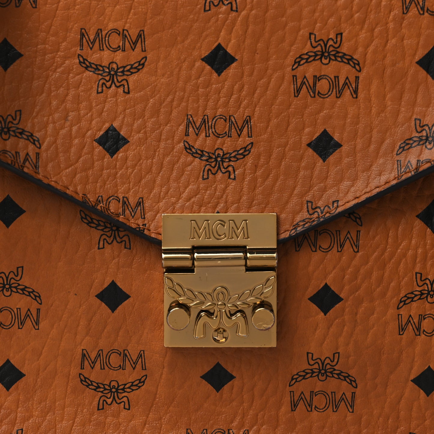 Visetos Medium Patricia Satchel Cognac