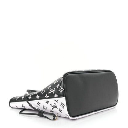 Louis Vuitton Empreinte Spring In The City Neverfull MM Black White Pink 5 of 9