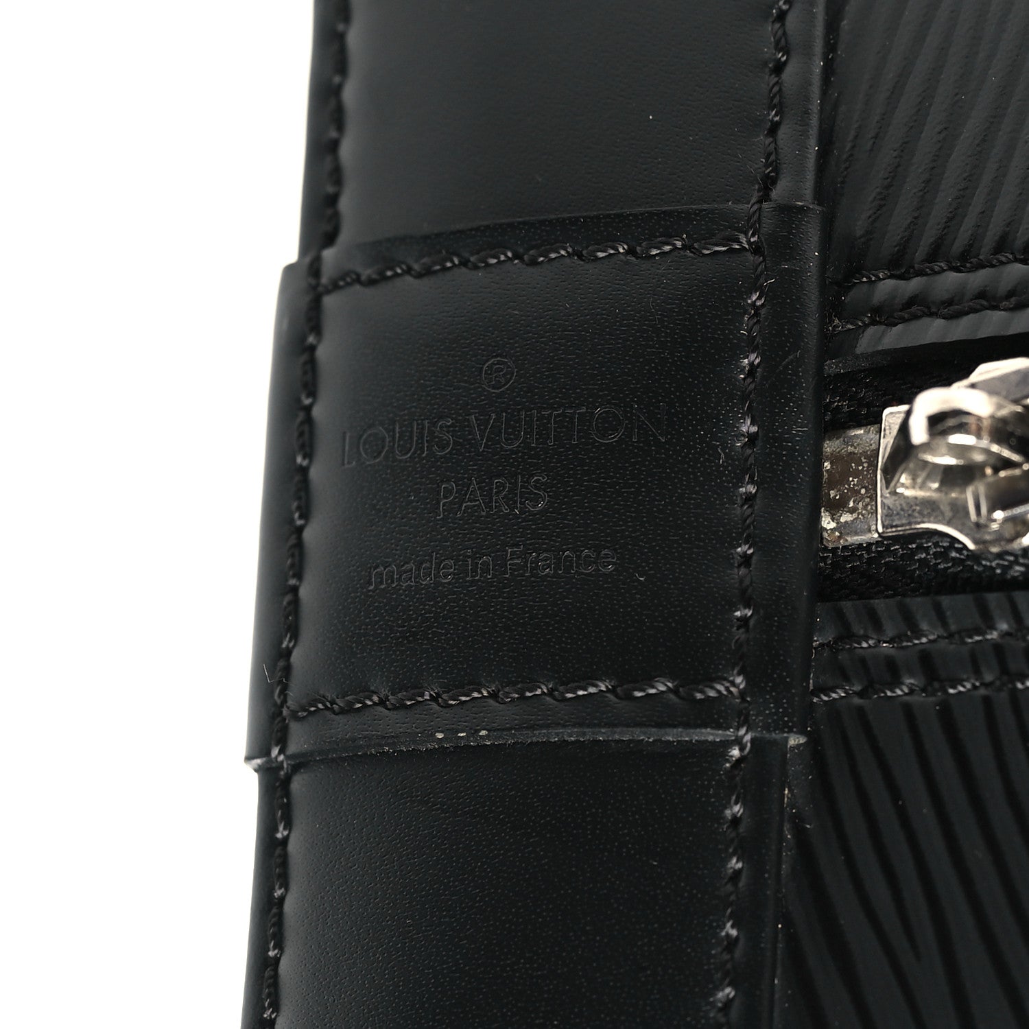Louis Vuitton Epi Alma GM Black 6 of 9