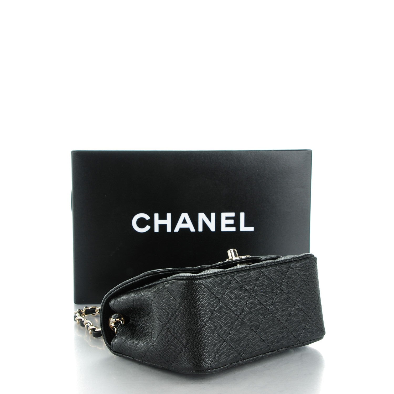 Chanel Caviar Quilted Mini Square Flap Black 4 of 8