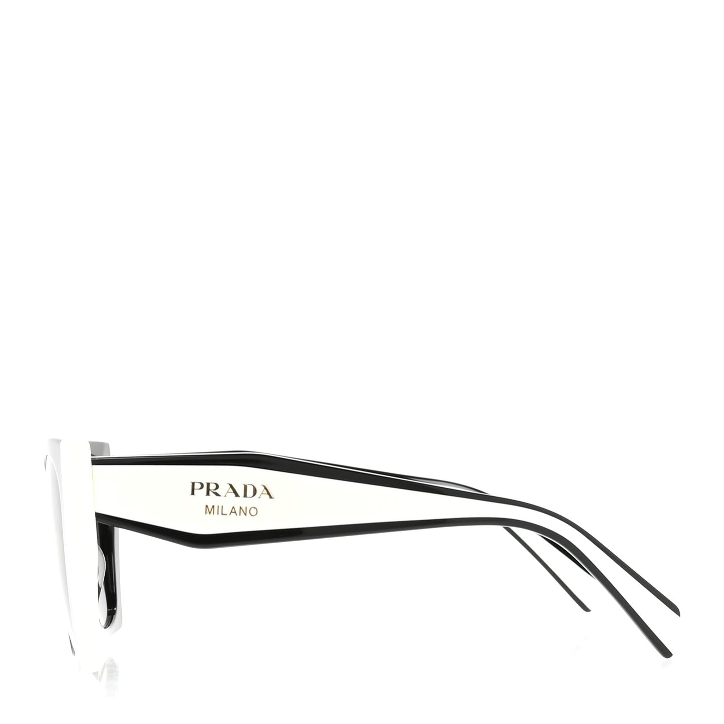 Acetate Sunglasses SPR 15W Black White