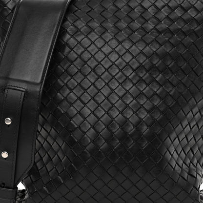 Bottega Veneta Nappa Intrecciato VN Crossbody Messenger Bag Black 7 of 10