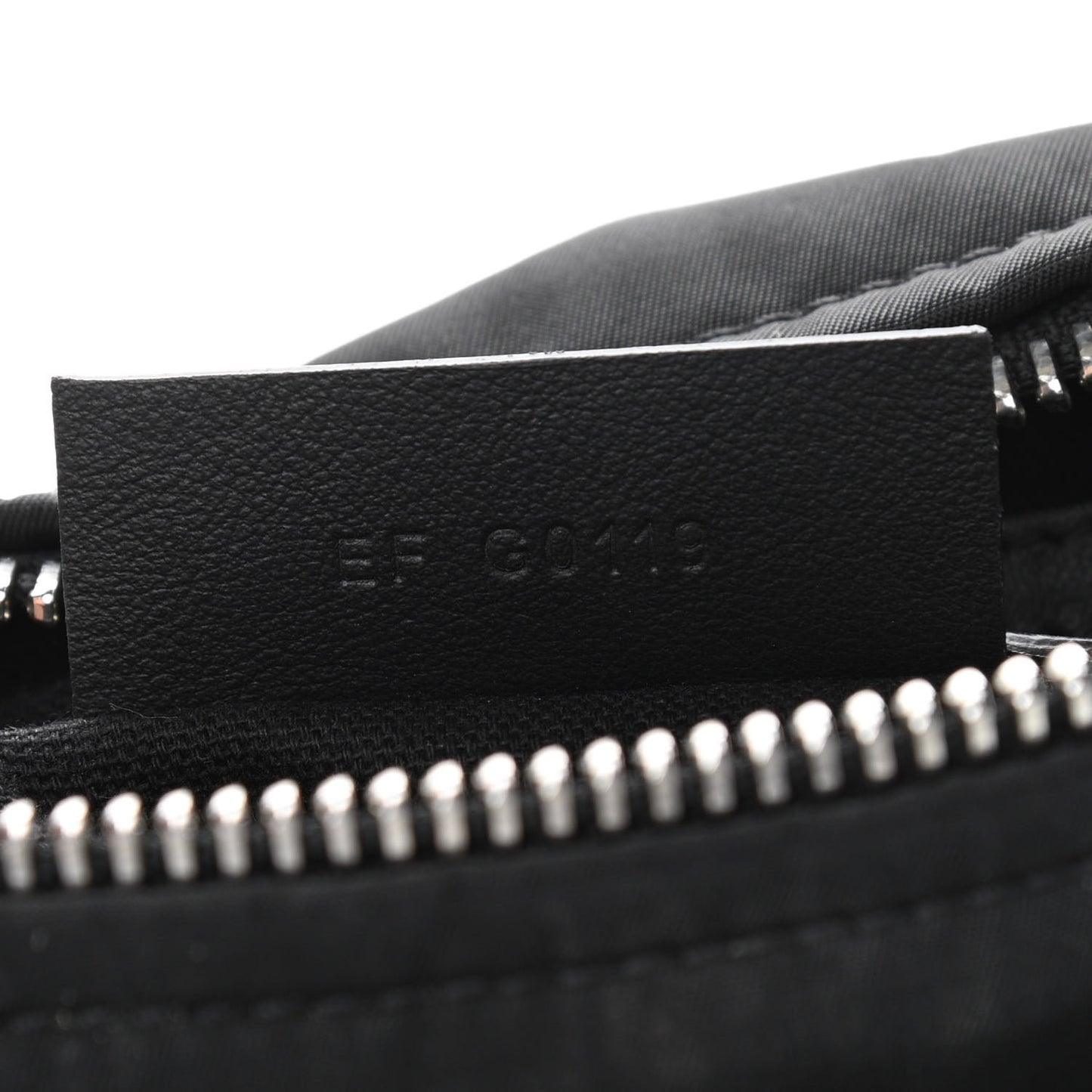 Nylon Logo Small Pandora Black White