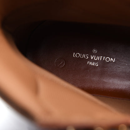Louis Vuitton Calfskin Territory Ranger Combat Boots 38 Cognac 7 of 13