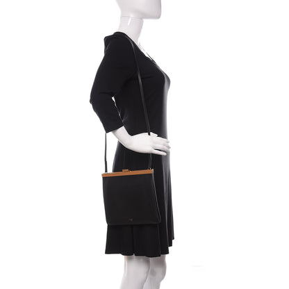 Celine Smooth Calfskin Mini Clasp Bag Black 2 of 9
