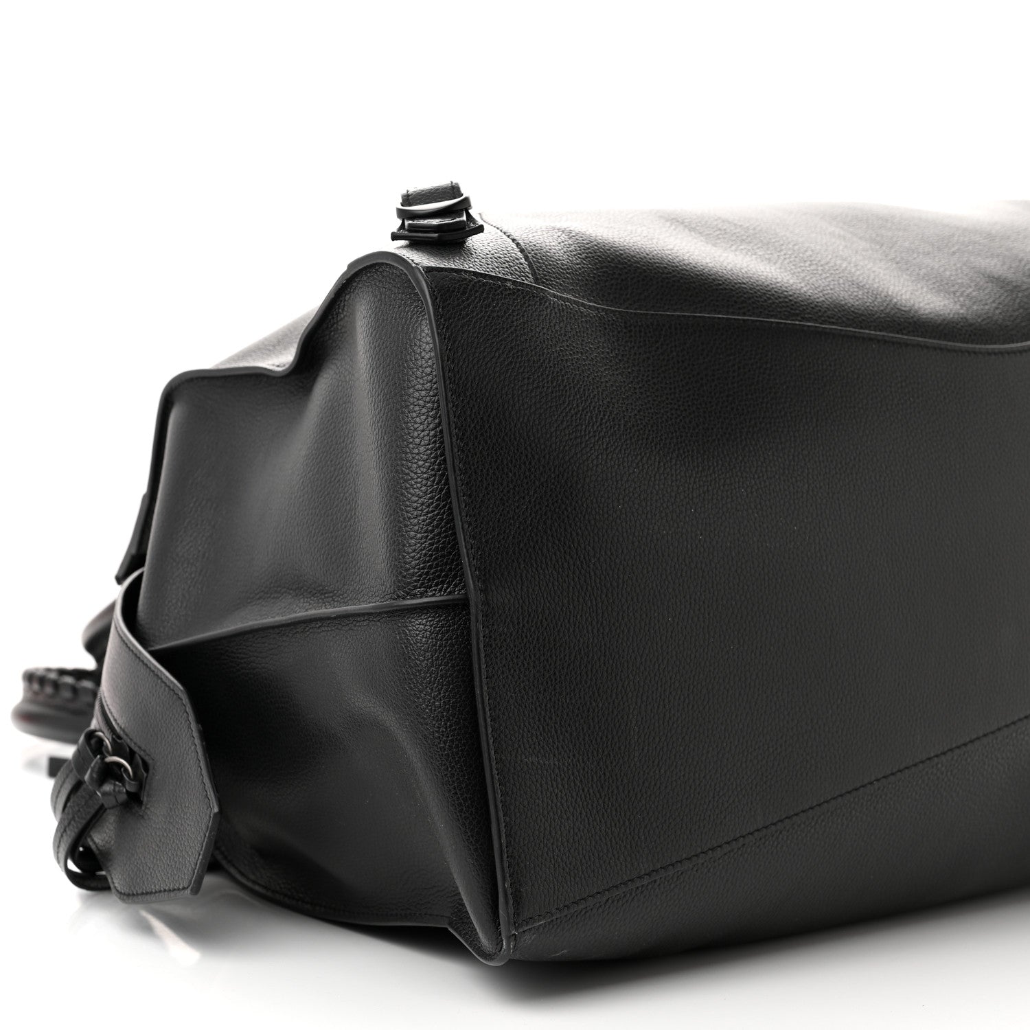 Balenciaga Grained Calfskin Neo Classic Black Hardware Large Top Handle Bag Black 9 of 11